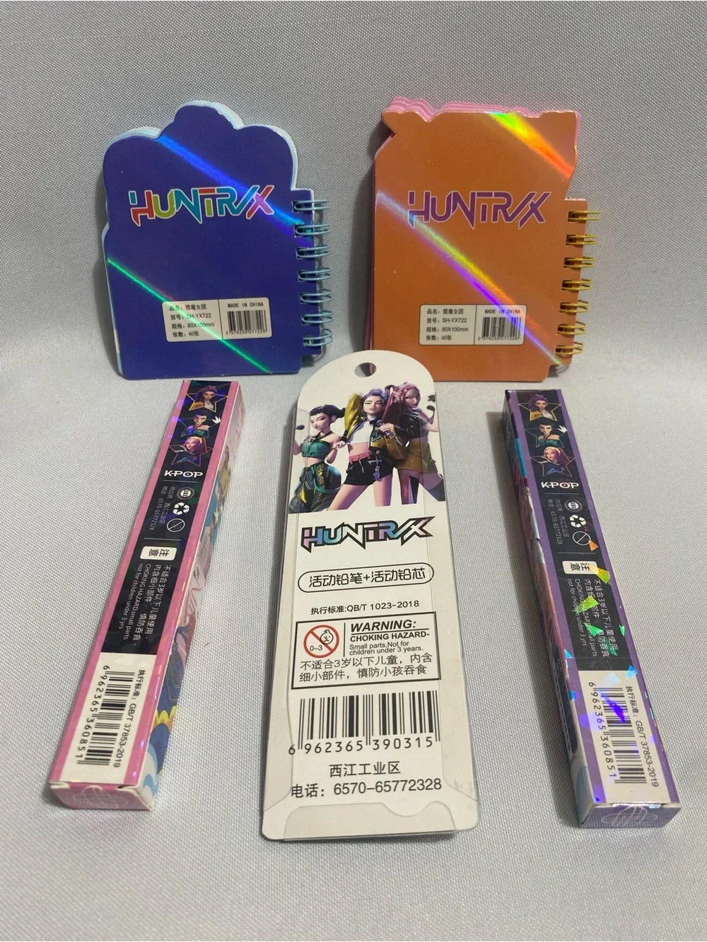 HunterX Fan Inspired Mini Notebook Pen & Pencil Stationery Set